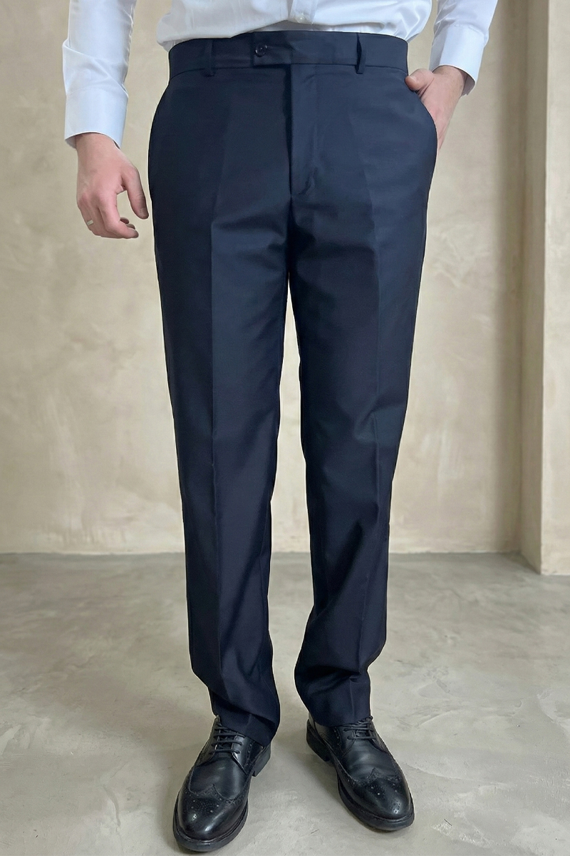 POLİVİSKON KUMAŞ PANTOLON LACİVERT