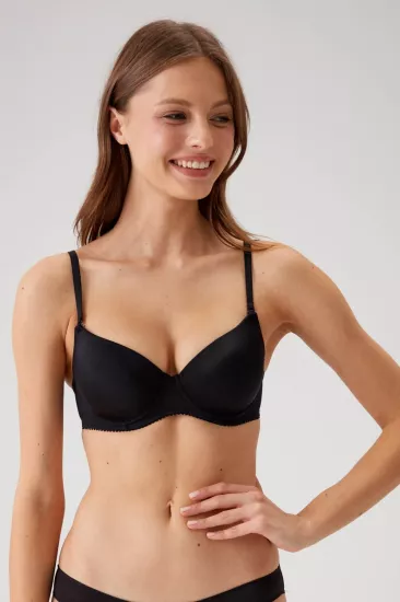 Balenli Destekli - Push Up Dolgulu Micro Sütyen