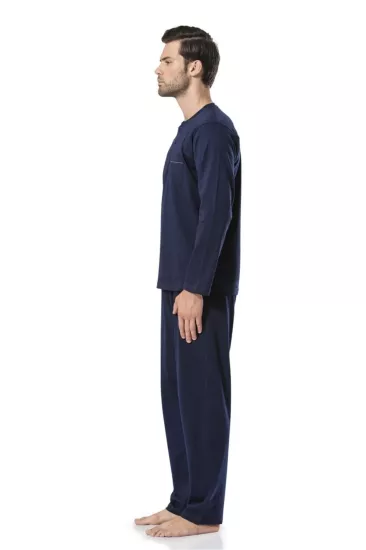 PİERRE CARDİN 5454 ERKEK PİJAMA UZUN KOL LACİ