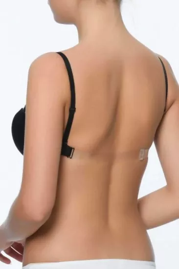 Pierre Cardin 6026 Balenli Straplez Şeffaf Askılı Destekli Micro Sütyen